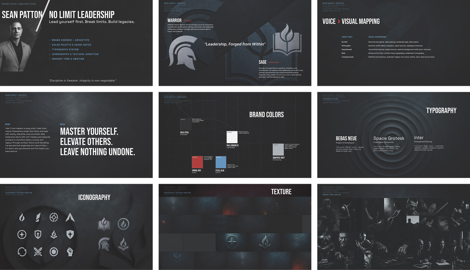 Patton selected visual guidelines
