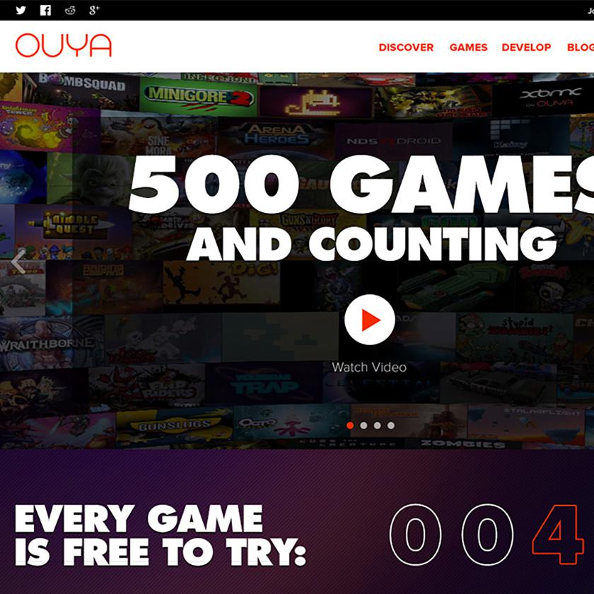 OUYA brand work